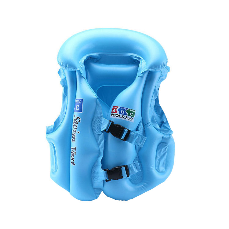 Kiddie Portable Swim Vest Inflatable Pool Swim Vest