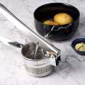 Stainless Steel Mashed Potato Machine For Potato Fruit Vegetable Juicer Presser Potato Mashers Ricers Kitchen Cooking Tools