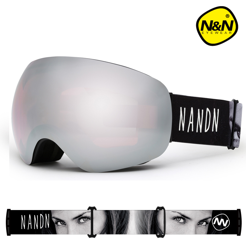 NANDN SNOW Ski glasses Large Lens Anti-fog Man Women ski goggles big ski mask snow snowboard goggles