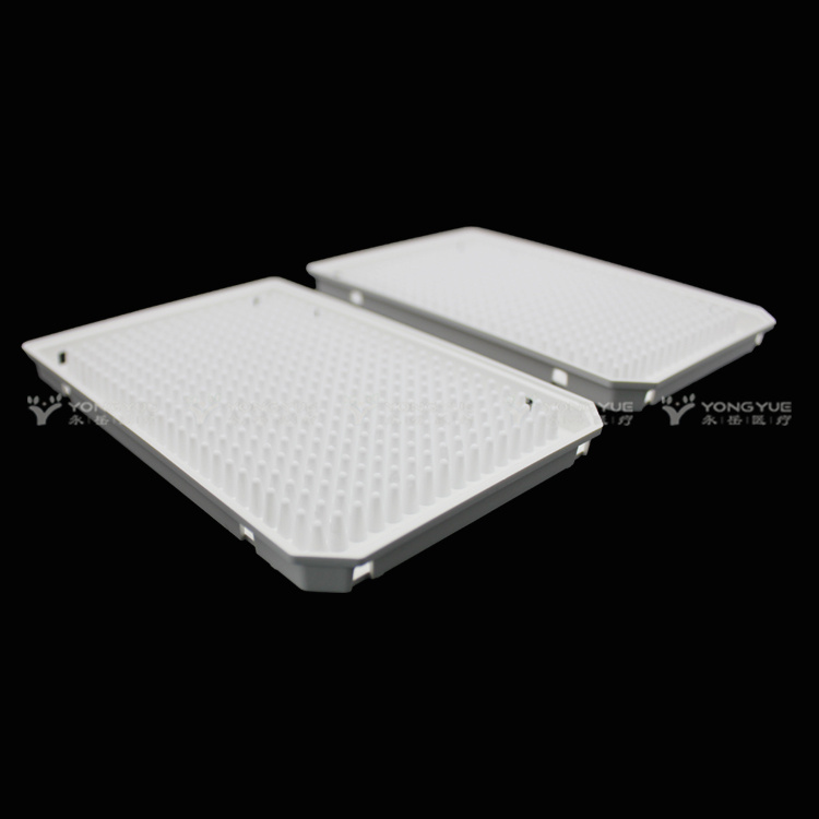 40ul 384 Well Pcr Plate Full Skirt White Frame White Tube