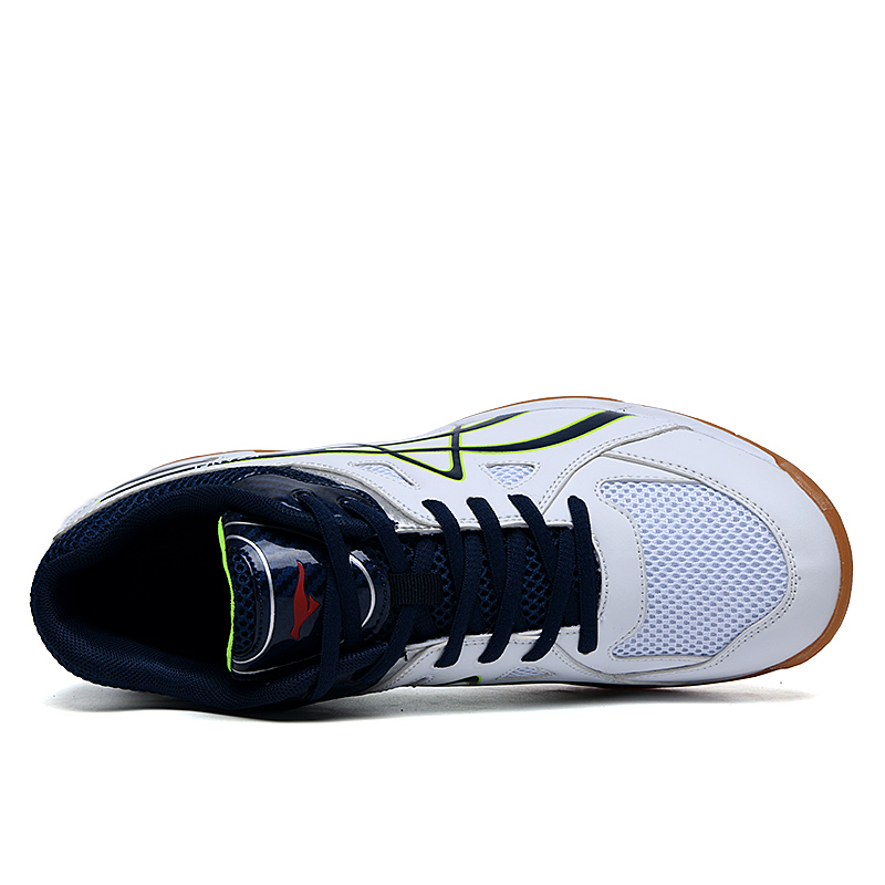 2020 Quality Table Tennis Shoes Men White Blue Big Size 39-47 Anti Slip Badminton Sneakers Male Professional Volleyball Footwear