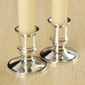 2pcs Plastic Candle Base Holder Pillar Candlestick Stand For Electronic Candles Christmas Party Home Decor Q1FD