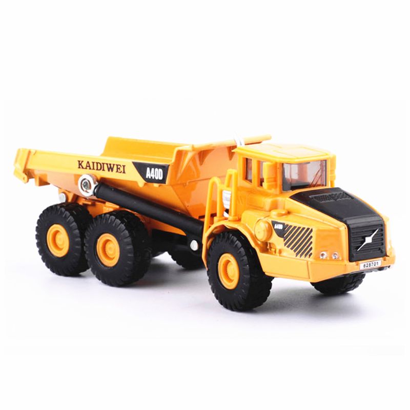 Alloy 1:87 Scale Dump Truck Diecast Construction Vehicle Cars Lorry Toys Model 95AE