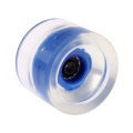 4Pcs 60mm Light Up Flash Skateboard Longboard Wheels 78A with Bearing Core Glow Skate Board Accessories Blue