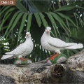 Modern creative resin pigeon sculpture home decoration animal statue outdoor garden wedding decoration statue Peace pigeon