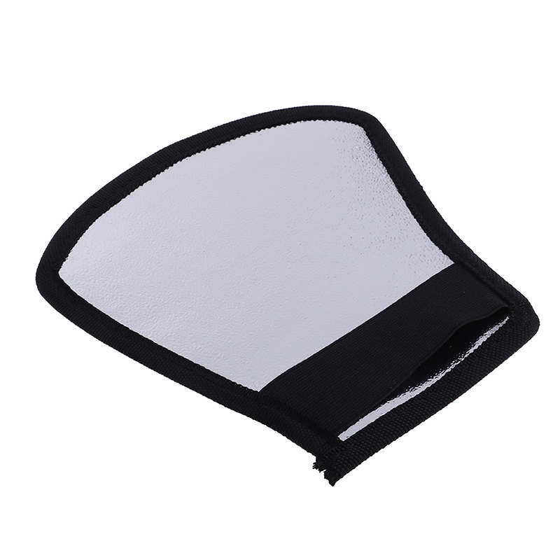 Camera Flash Diffuser Double-sided Flash Softbox Silver White Reflector