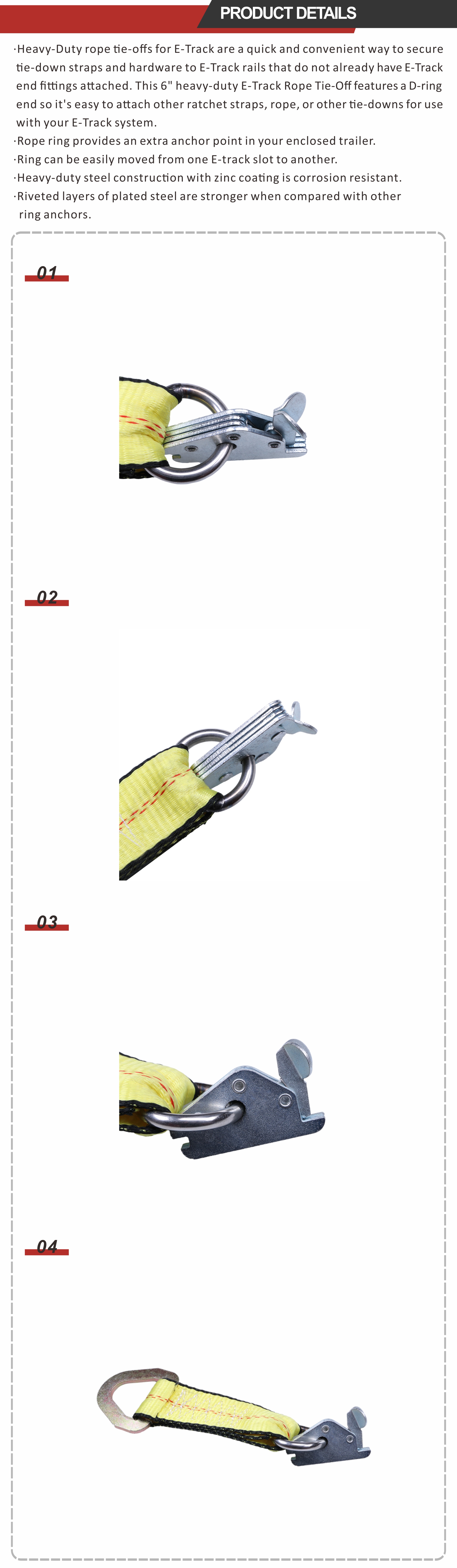 Heavy Duty Tie Off KES001