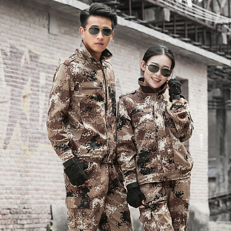 Military Uniform Desert Camouflage Army Suit Uniforme Militar Tactical Jacket Cargo Pant Combat CS Working Hunting Clothing Men