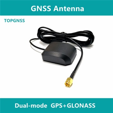 TOPGNSS SMA-J Bus Connector Vehicle Navigation, Vehicle Positioning GPS Antenna GPS GLONASS Dual-mode, GNSS Antenna