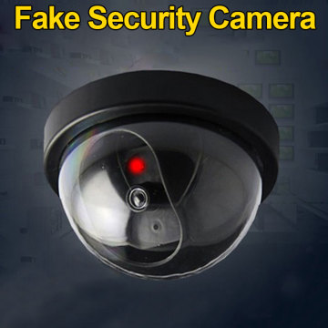 Simulated Surveillance Camera Fake Home Dome Dummy Camera with Flash red LED Light Security camera indoor / outdoor