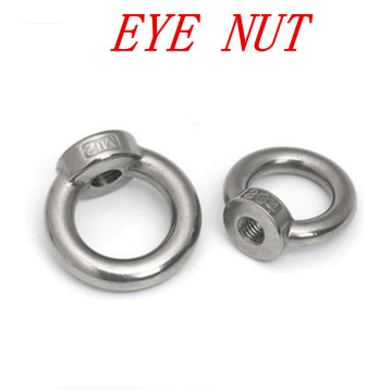 DIN582 M3 M4 M5 M6 M8 M10 M12 304 Stainless Steel Marine Lifting Eye Nut Ring Nut Thread