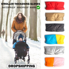 Winter Stroller Gloves Adjustable Pram Warm Hand Cover Buggy Muff Glove Stroller Accessories Cart Accessory for Mom Hang Out