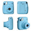 Fujifilm Instax Mini 11 Instant Camera Pink/Blue/Gray/White/Purple + 20 Instax Mini White Film + Case Bag + 64 Pocket Album