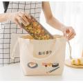 Japaness Insulation Lunch Bag For Women Student Kid Thermal Insulated Canvas Picnic Food Cooler Box Tote Storage Ice Bags