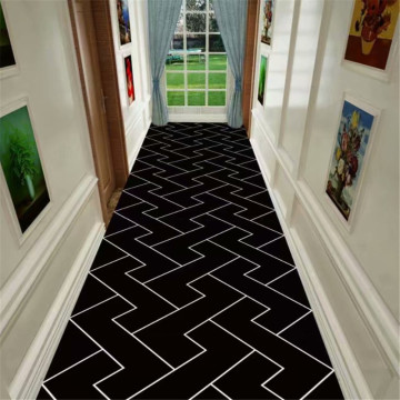 Nordic Style Parlor Corridor Carpet Mat Bedside Area Rug Kitchen Bathroom Rug Doorway Doormat Geometric Living Room Carpets