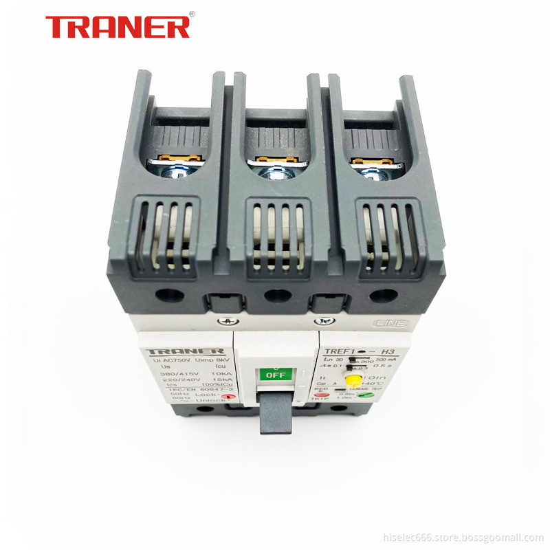 250A 4P Compact Design Thermal Adjustable MCCB IEC60947-2