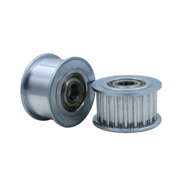 HTD5M 24T Idler Pulley 16/21/27mm Belt Width Bearing Idler Gear Pulley With/Without Teeth 5/6/7/8/10/12/15mm Bore Idler Pulley