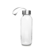 portable clear 300ml glass water bottle wholesale
