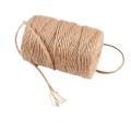 Natural Jute Twine Burlap String Florists 100m Woven Ropes Hemp Rope Wrapping Cords Thread DIY Scrapbooking Craft Decor FDH