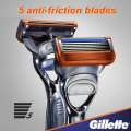 Gillette Fusion 5 Safety Razor Shaving Machine Face Shaver Cassettes For Men Manual Shave Case For Beard With Blades Shavette