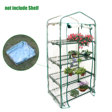 PVC Warm Garden Tier Mini Corrosion-resistant Durable Household Plant Greenhouse Cover (without Iron Stand) For Plant Nursery