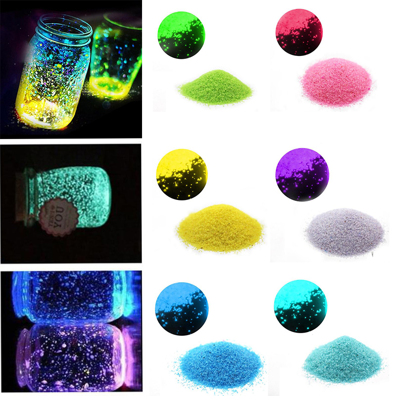 Glow In The Dark Stone Sand Pebble Luminous Stone Fish Tank Decoration DIY Material Aquarium Substrate Festival Decor Ornament