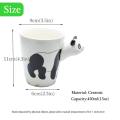 400ml (13.5 Oz) animal mug New Arrival Horse Enamel Coffee Cup Porcelain Tea Milk Mug Set Creative Ceramic Drinkware European