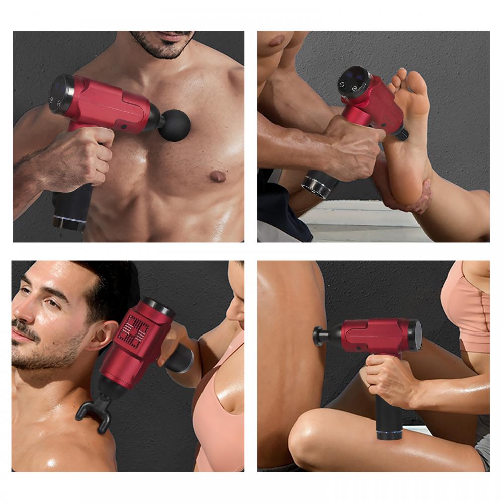 Musule Massage Gun Percussion with 4 Different Heads