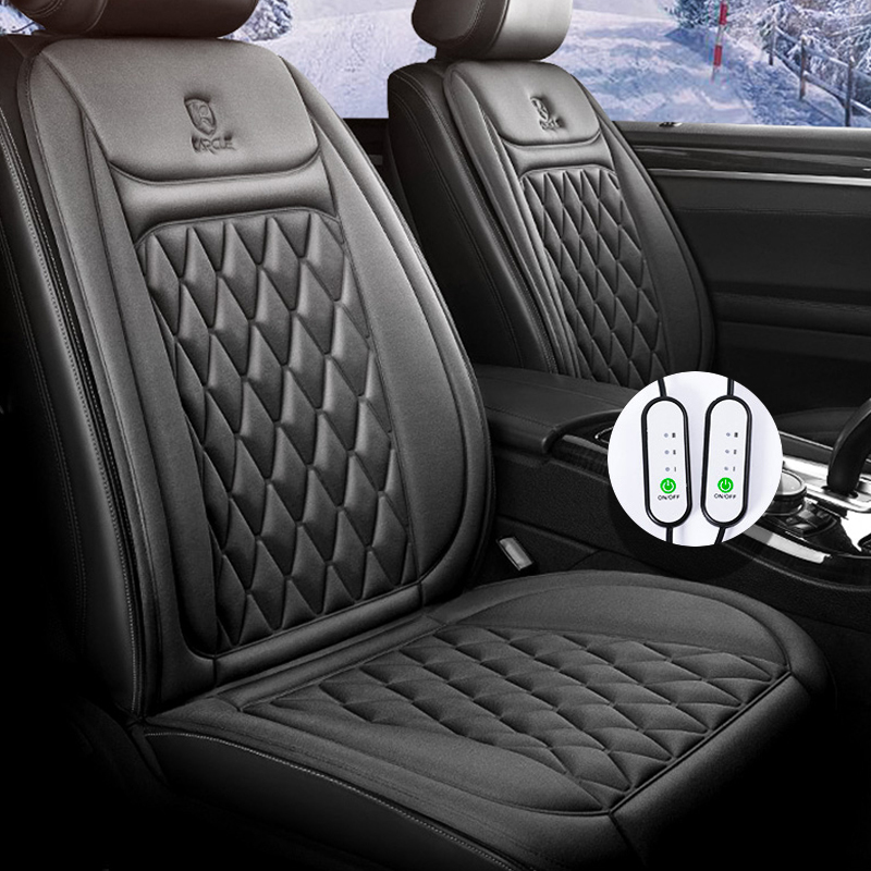 1 Pair 12V-24V Heated Car Seat Cushion Cover Seat ,Heater Warmer , Winter Household Cushion car driver heated seat cushion