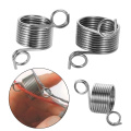 Hot 2 Size Ring Type Knitting Tools Finger Wear Thimble Yarn Spring Guides Stainless Steel Needle Thimble Sewing Accessories