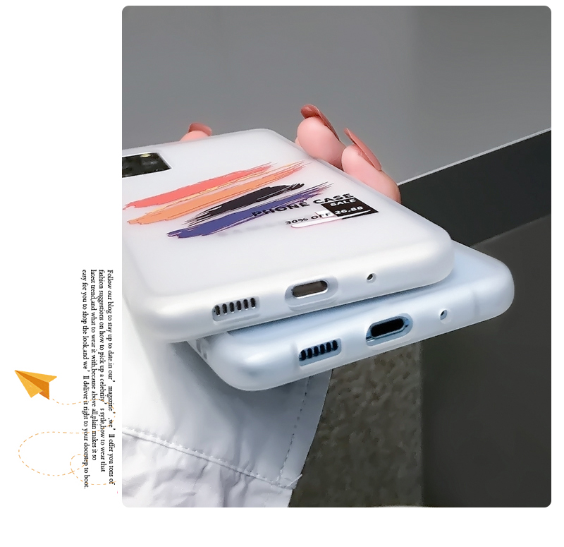 The scrub shell is suitable for Samsung s20fe stylish phone case note20ultra s20plus s9p s10 note10 anti-fall mobile phone bag