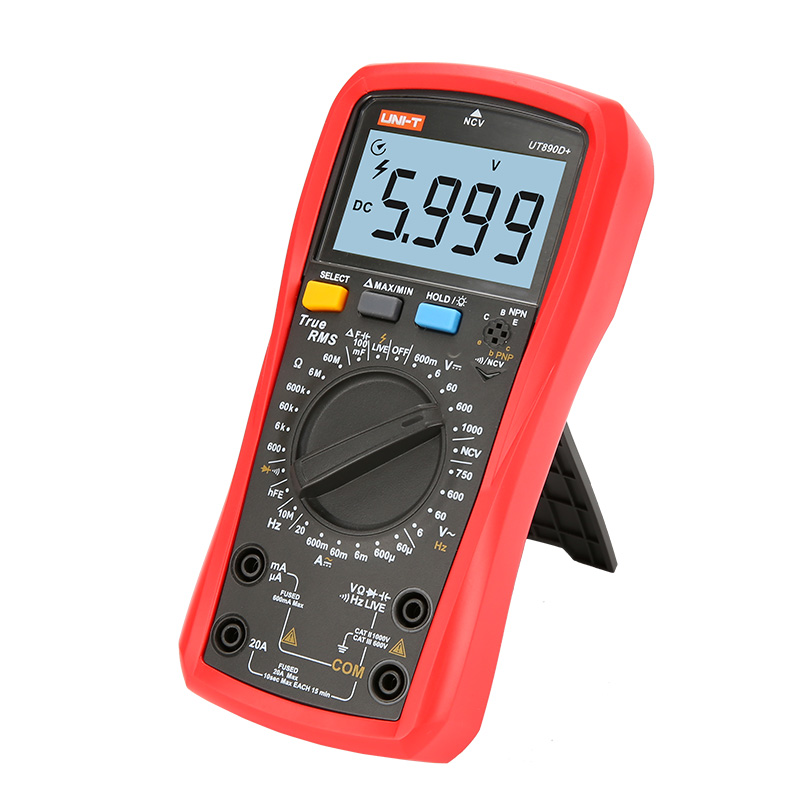 UNI-T UT890D+ Digital Multimeter NCV and 6000-count true RMS digital multimeters AC DC DMM Capacitor Tester