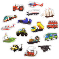 50 PCS Engineering Vehicle Car Sticker Cute Bus Truck Motorcycle Stickers for Kids Toy Travel Trolley Suitcase Laptop Skateboard