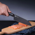 2Pcs Original Huohou Cool Black Kitchen Non-Stick Knife Stainless Steel Knife Set 307mm Slicing Knife +298mm Chef Knife
