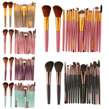 2019 Newest Hot 18PCS Make up Brushes Set Fashion Makeup Foundation Blusher Face Powder Brush