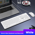 White Keyboard Mouse