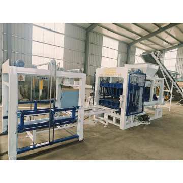Automatic mobile cement block machine production line