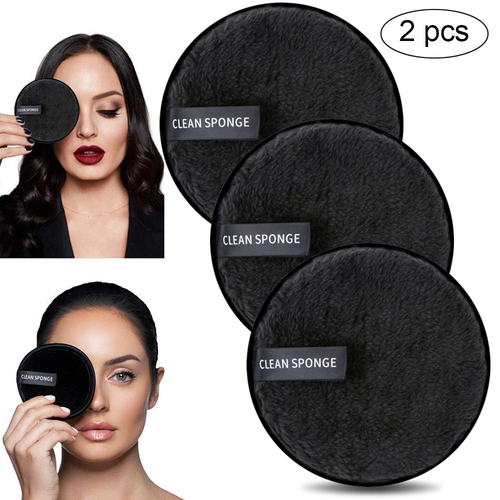 1/2pcs Makeup Remover Cloth Forever Skin Cleansing Make up Remover Towel Reusable Microfiber Face Cosmetics Make-up Disc Tools