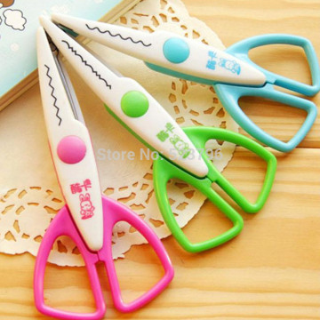 1Lot= 3 piece Styles DIY Korea Stationery Scrapbooking Photo Scissors Paper olfa Shears Diary Handicraft Sewing Scissors