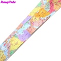 Ransitute R415 World Map Lanyard Neck Strap For Keys ID Card Mobile Phone Straps Badge Holder DIY Hang Rope