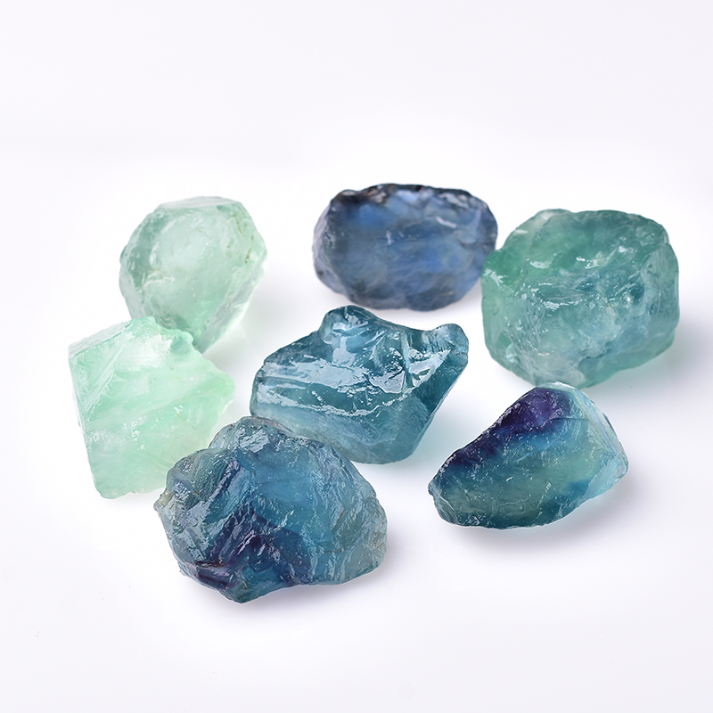 Natural Green Fluorite Crystal Stone Healing Quartz Ore Mineral Raw Crystals Reiki Rock Mineral Specimen Home Decoration Gift