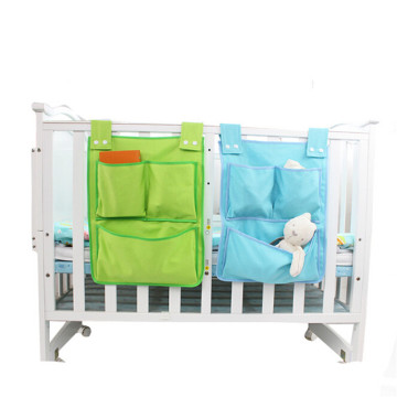 Rooms Nursery Hanging Storage Bag Diaper Pocket for Newborn Crib Bedding Set Baby Cot Bed Crib Organizer Toy Bag 45*35cm