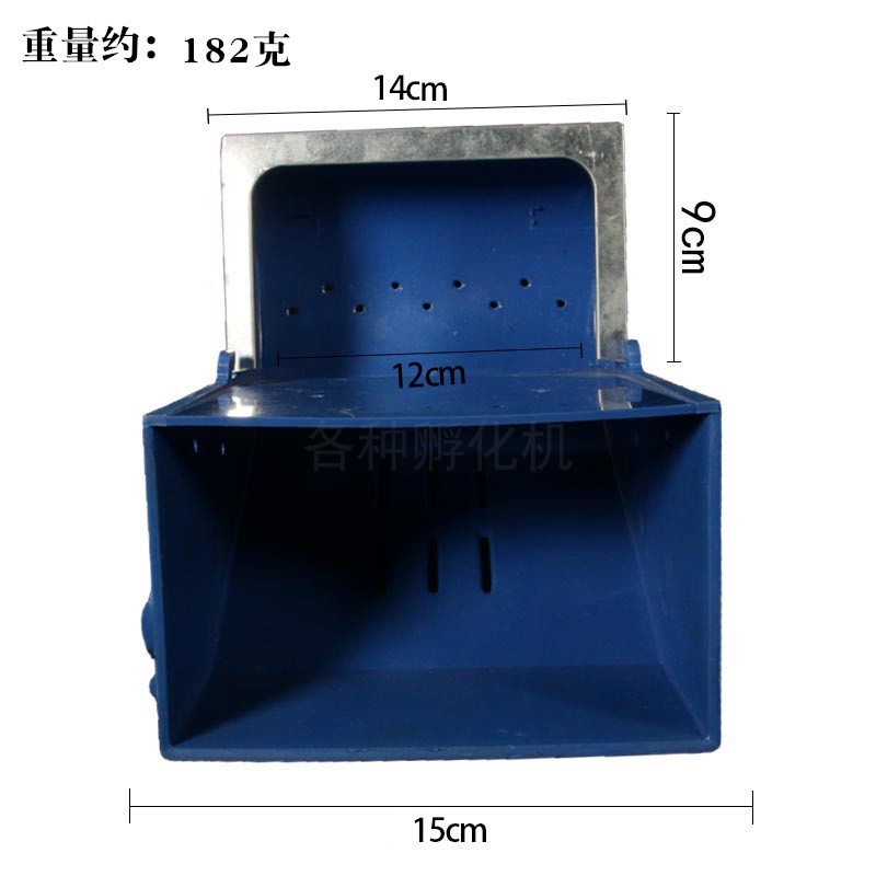 5PCS Rabbit Feeder Box Hopper Rabbit Cage Rex Rabbit Anti Pickling Feed Trough Feeders Automatic Farm