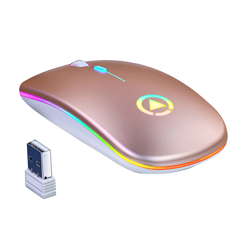 Backlight Laptop Mouse USB Rechargeable Wireless Silent Colorful LED Mice Optical Ergonomic Gaming Mouse Computer