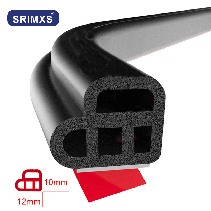 Car Door Seal For Auto Rubber Weatherstrip L-type Cars Trunk Trim Edge Epdm Sealing Strip Noise Insulation Sticker Soundproofing
