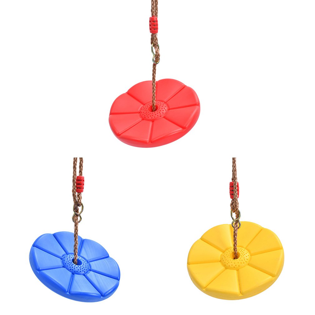 Kids Outdoor Indoor Plate Swing Monkey Swings Round Plate Swing Seat Toys For Chhildren Funny Sport Birthday Gift Game Toys