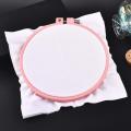 7size 8-25cm Plastic Embroidery Hoop Ring Frame DIY Needlecraft Cross Stitch Machine Round Loop Hand Adjustable Sewing Tool