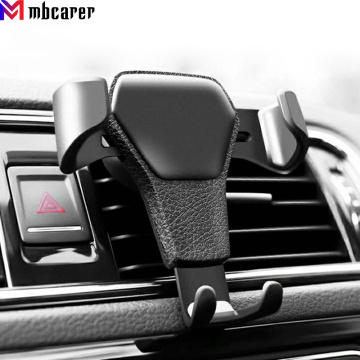 Gravity Car Mount For Mobile Phone Holder Car Air Vent Clip Stand Cell phone GPS Support For iPhone 11 XS X XR 7 Samsung Huawei