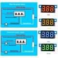 DC 4V-30V 0-10A Digital LED Ammeter Current Panel Meter 0.36in Module Reverse Protection Tester Tools-