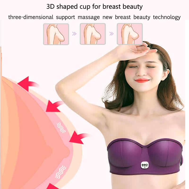 Multifunctional Electric Breast Massage Bra Vibration Massage Breast Enlargement Enhancement Breast Heating Stimulation Machine